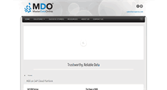 Desktop Screenshot of masterdataonline.com